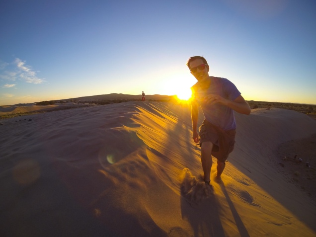 GoPro Sand Dune Sunset Self Portrait